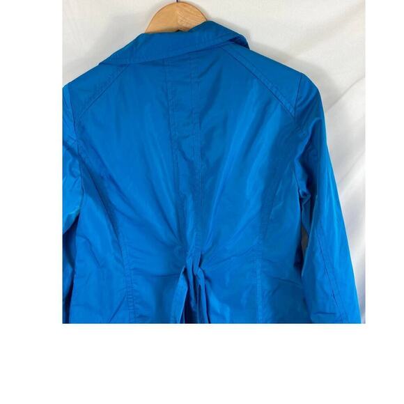 Liz Claiborne Button Up Tie Waist Jacket Blue Size Medium - Picture 5 of 6